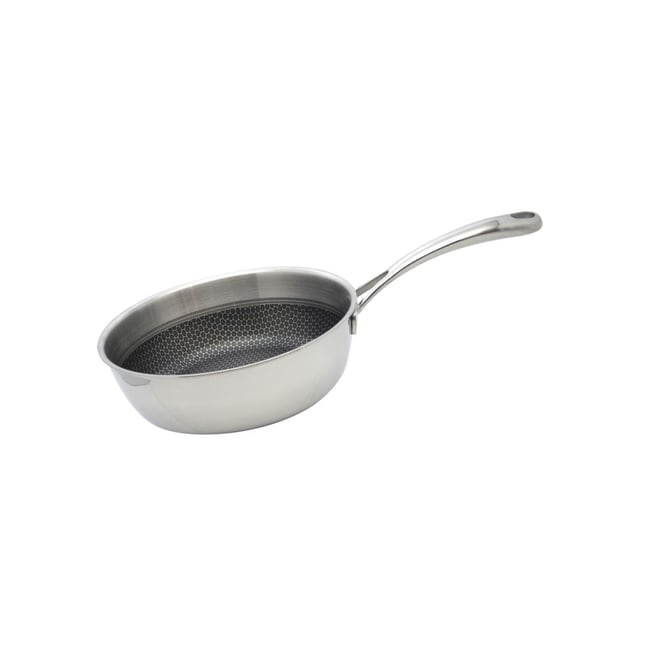 Poêle sauteuse 24 cm en inox 18/10 RELIEF EVOLUTION inox <span itemprop=