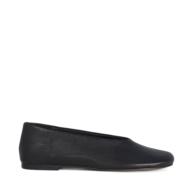 Ballerines à bout rond - HIGHWAY black-leather <span itemprop=