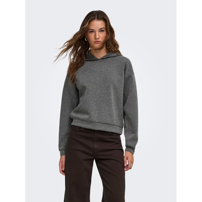 Sweat À Capuche dark grey melange <span itemprop=