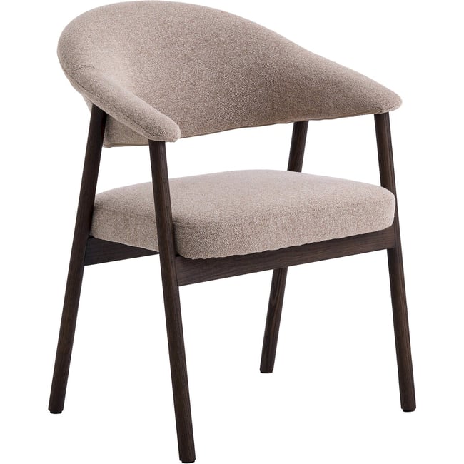 Chaise de salle à manger rembourrée en bois - RECOLLECTION