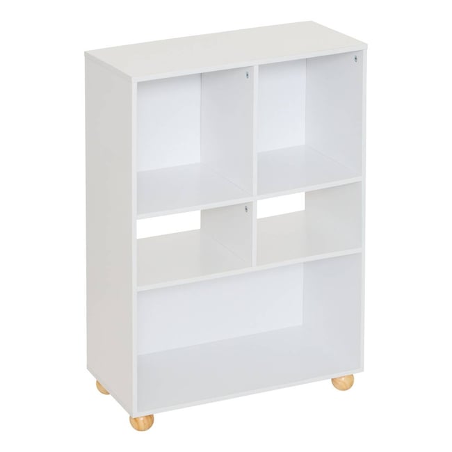 Meuble de rangement 5 cases pour enfant MIX'N MODUL Couleur blanc <span itemprop=