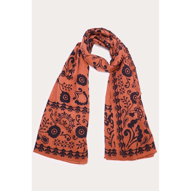 Foulard carré rouge clair <span itemprop=