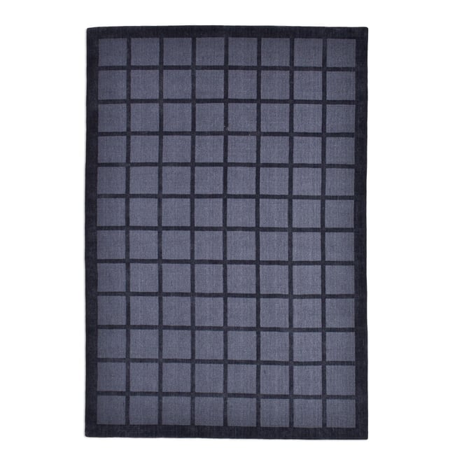 Tapis tufté Taimur à motif géométrique, laine Couleur gris <span itemprop=