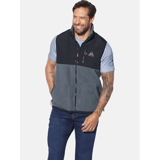 Veste polaire sans manches FINNSEN bleu <span itemprop=