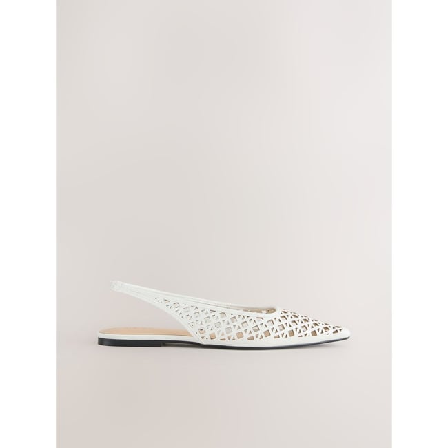 Chaussures plates à bride arrière et découpes - NEXT