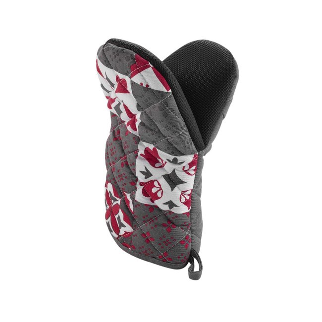 Gant pince à motifs crédence gris <span itemprop=