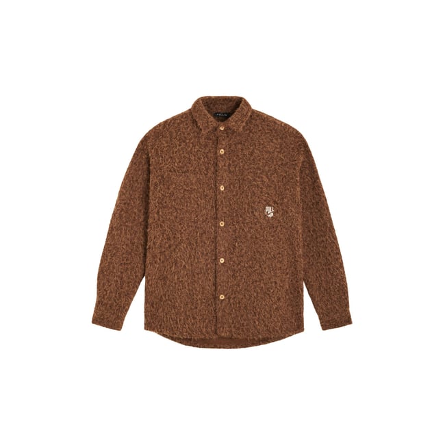 SURCHEMISE COTTABROWN marron <span itemprop=