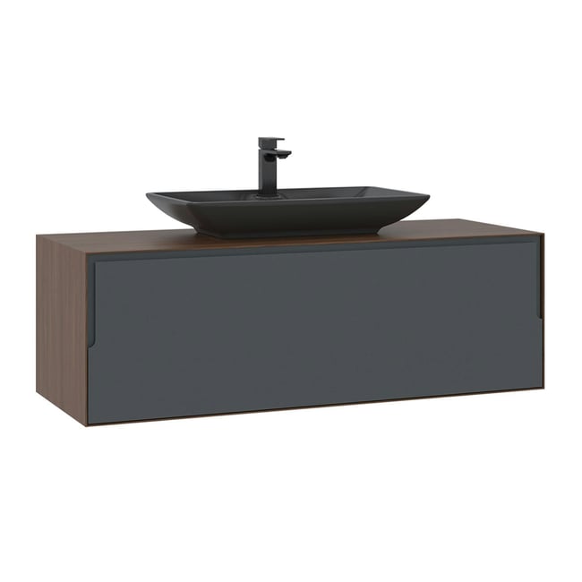 Meuble vasque suspendu pour salle de bains 120 cm RIA - PIER IMPORT