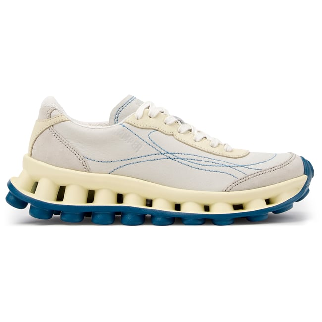 Baskets Pelotissima by Sunnei Smooth Leather blanc naturel 003 <span itemprop=