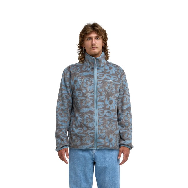 Polaire zippée TY WILLIAMS CARRY ON WARMER bleu blue fog <span itemprop=