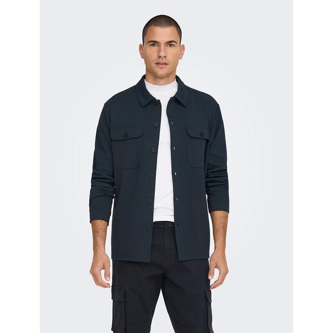 Shacket with Pockets, navy blue, ONLY & SONS