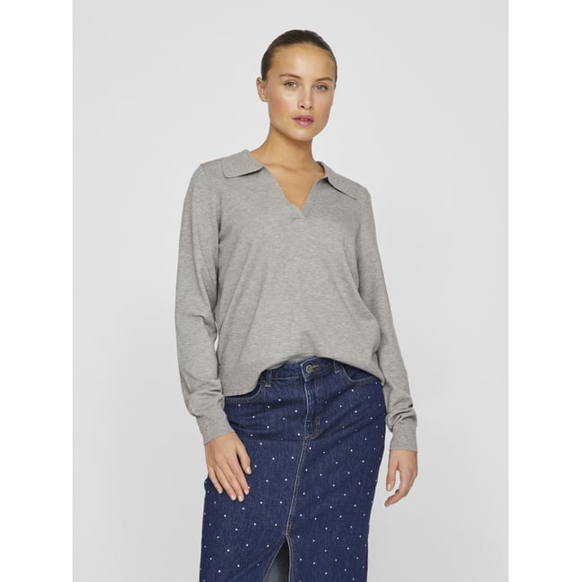 Cardigan Oversize Style Kimono VILA - Couleur Gris/orange - Taille M