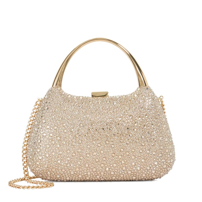 Sac à poignée dorée ornée - BEAMINGS gold-synthetic <span itemprop=