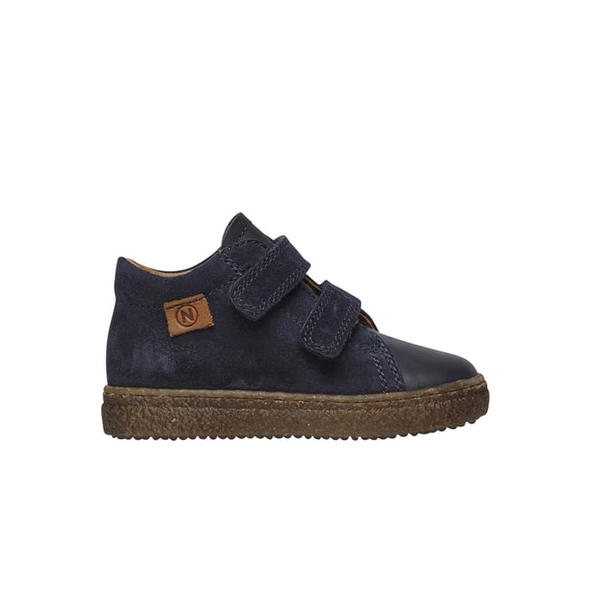 Baskets En Cuir Nappa Et Daim Albus Vl - NATURINO