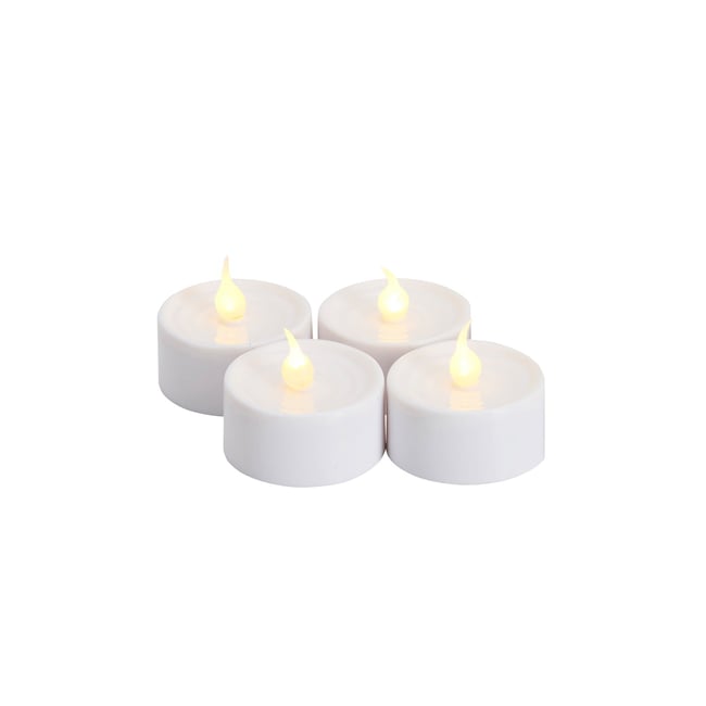 Set de 4 Bougies LED Lone 3 x 2cm à Piles Couleur v002227 <span itemprop=