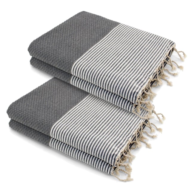 Lot de 2 foutas XXL coton IBIZA - FEBRONIE
