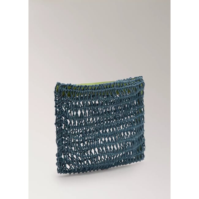 Trousse de toilette résille coton - MANGO