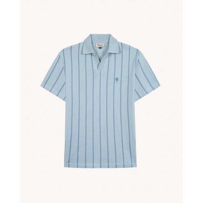 Polo BLACHE BLACHE bleu clair <span itemprop=
