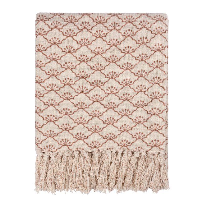 Saku 100% Cotton Throw, red, YARD