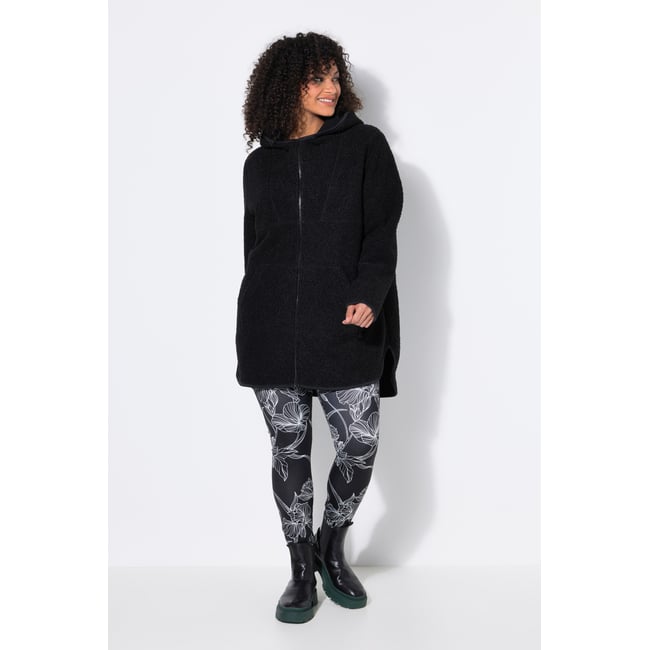 Veste longue en polaire bouclée - ULLA POPKEN