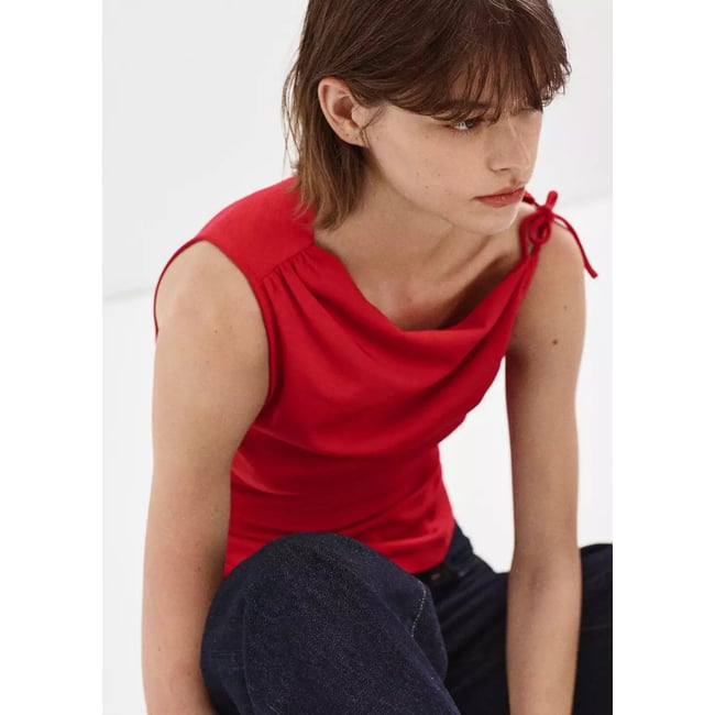 Top asymétrique froncé - MANGO
