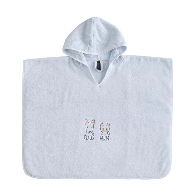 Poncho de bain enfant 4/8 ans RUSTY & OLLY nuage <span itemprop=