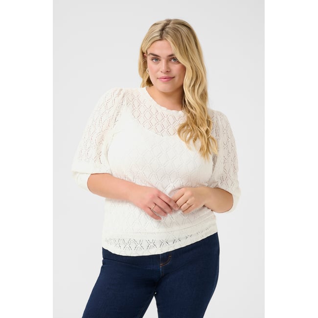 Long sleeved blouse - KAFFE CURVE
