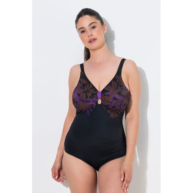 Maillot de bain bonnets souples noir <span itemprop=