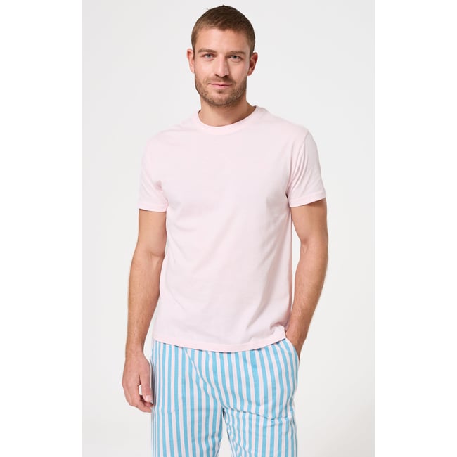Tee-shirt en coton couleur unie Nude nude <span itemprop=
