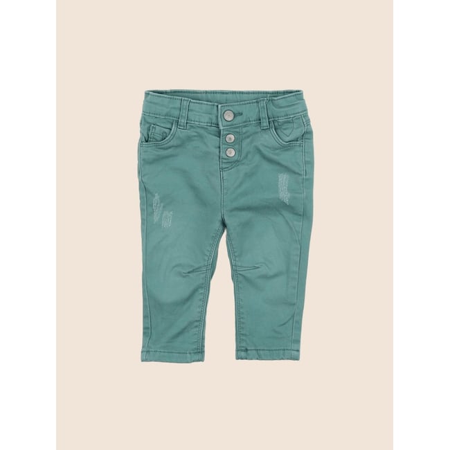 Pantalon - Etat satisfaisant vert <span itemprop=