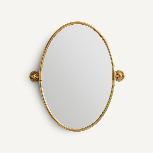 Cassandre Oval Swivel Mirror brass AM.PM