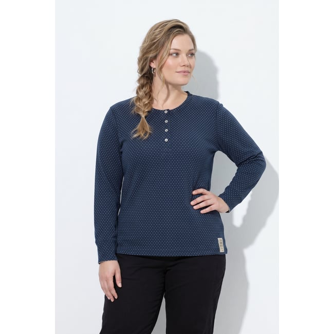 T-shirt en coton bio, cœurs / rayures - ULLA POPKEN