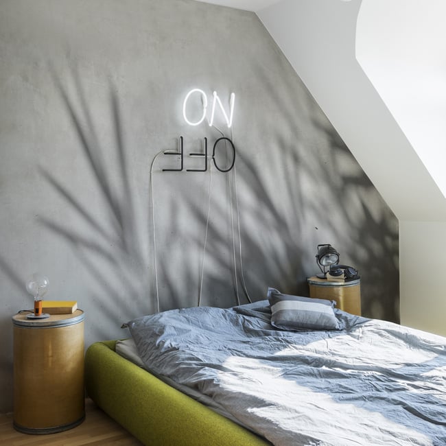 Papier peint panoramique Concrete Bamboo,  425 x 250cm Couleur gris <span itemprop=