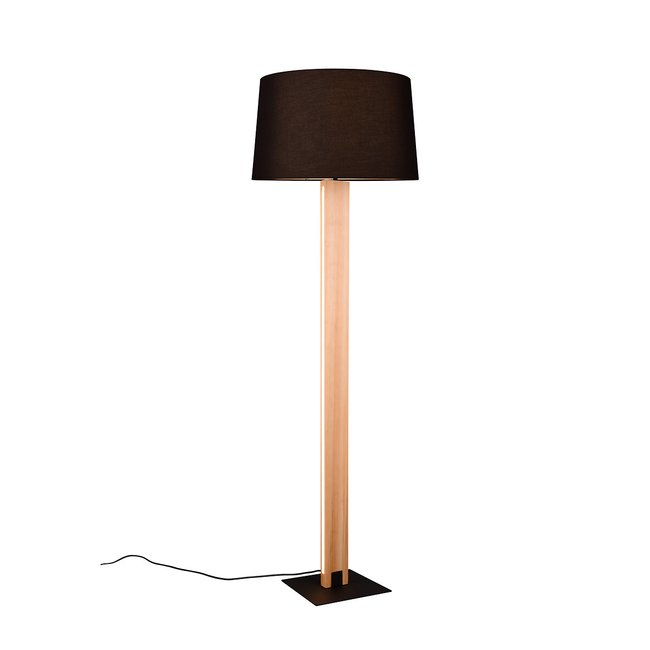Candeeiro de pé Rahul, TRIO Lighting preto <span itemprop=
