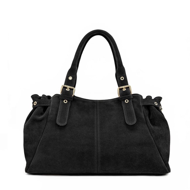 Sac bowling en croûte de cuir NEW PRINCESS SUEDE XL - OH MY BAG