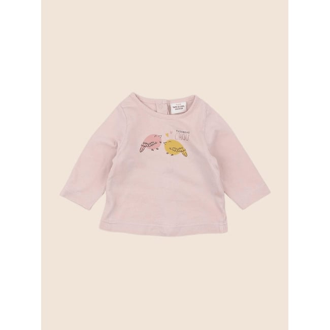 Tee-shirt - Très bon état rose <span itemprop=