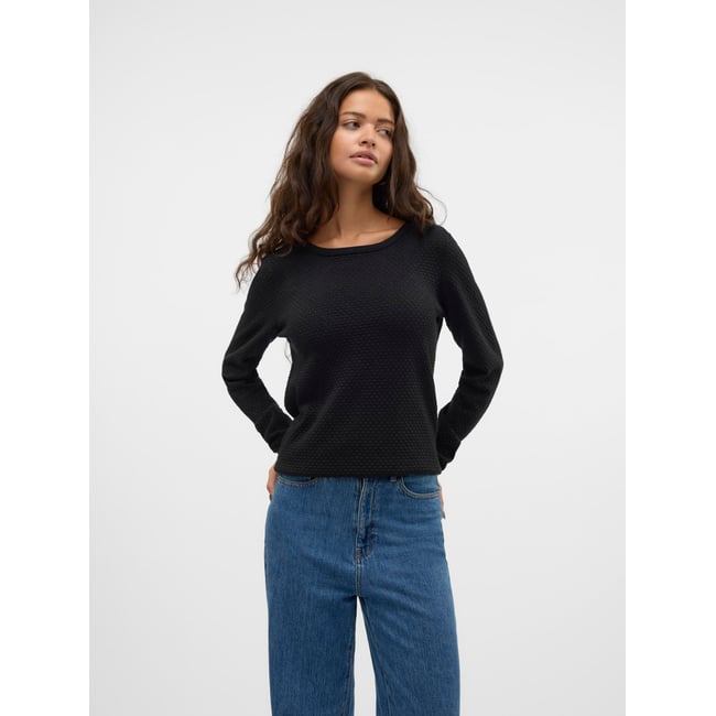 Pull En Maille noire - black <span itemprop=