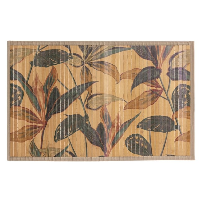 Tapis lattes bambou 50x80  Palawan Couleur v002235 <span itemprop=