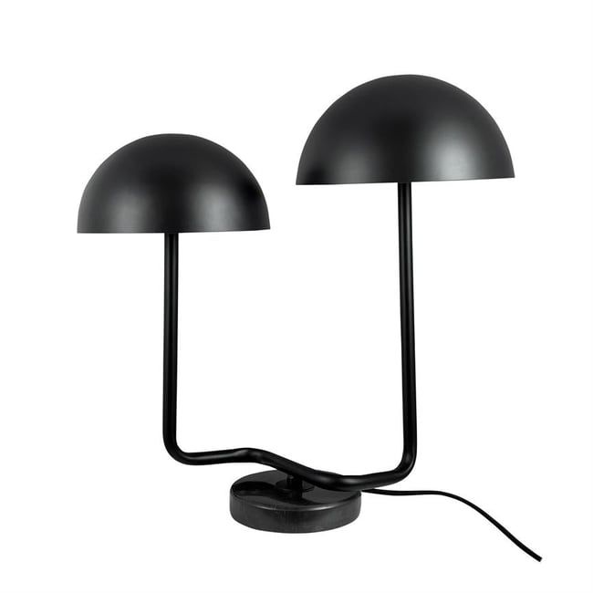 Lampe à poser en Métal Noir Cluster Couleur noir <span itemprop=