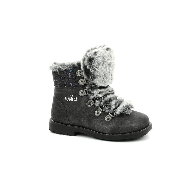 Bottillons Synthetique Stemila noir <span itemprop=