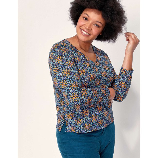 T-shirt coton bio imprimé TAMIR - LA FIANCÉE
