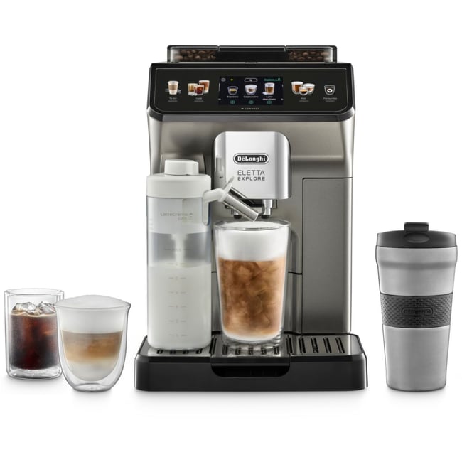 Expresso Broyeur Eletta Explore ECAM450.86.T Titanium - DELONGHI