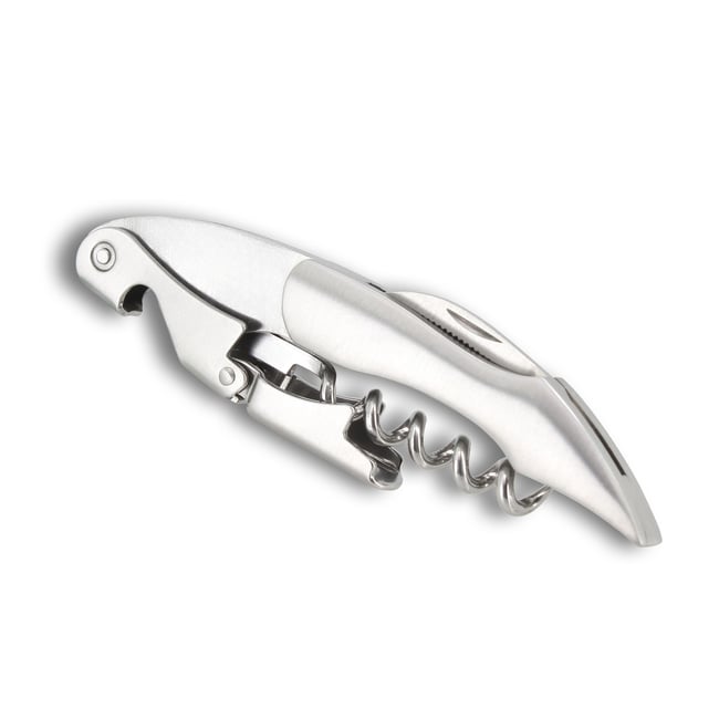 Tire bouchon de sommelier en acier inoxydable inox <span itemprop=