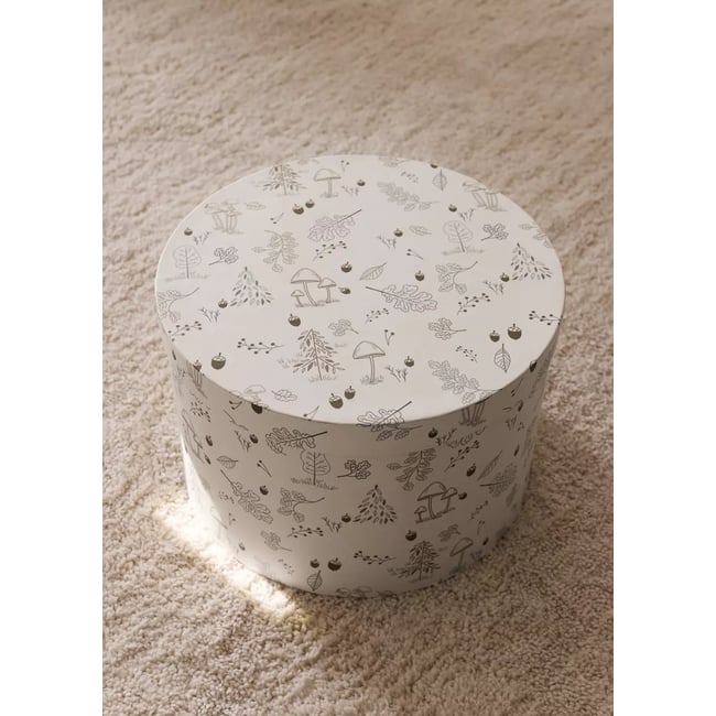 Grande boîte pour enfant imprimée Couleur nude <span itemprop=
