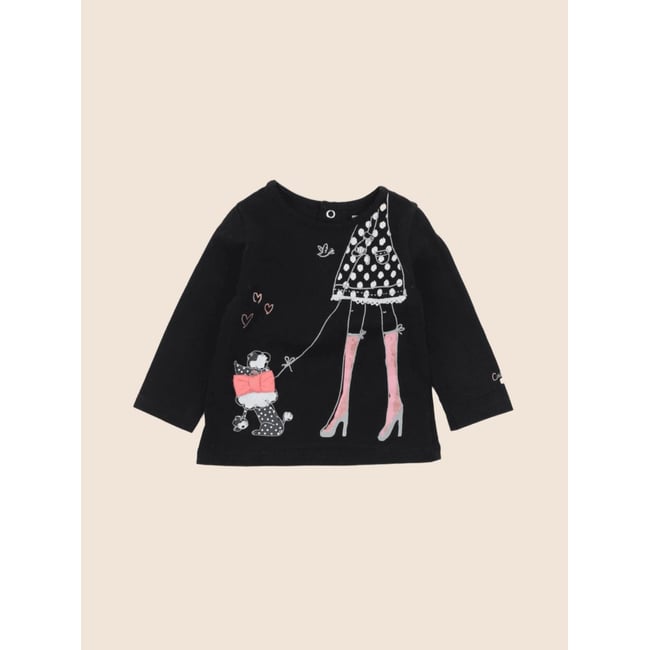 Tee-shirt - Très bon état noir <span itemprop=