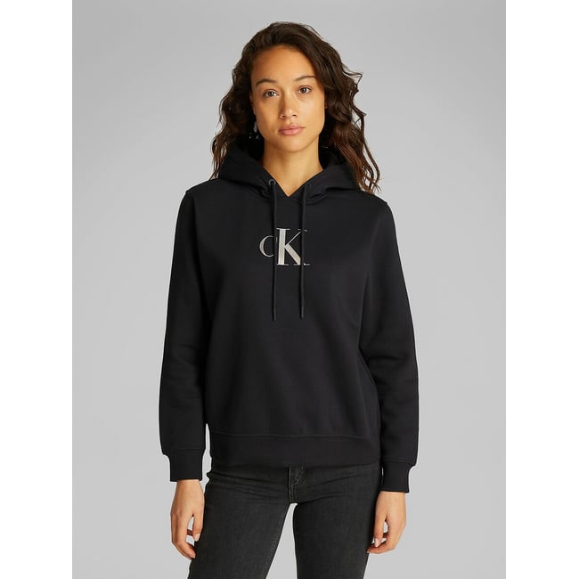 Sweat à capuche, logo devant - CALVIN KLEIN JEANS