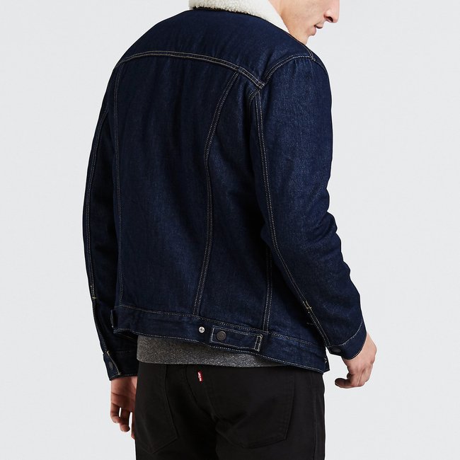 Jeansvest trucker sherpa voering rockridge trucker Levi s La Redoute