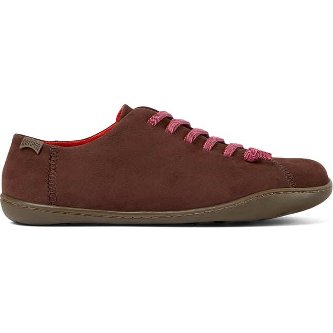 Sneaker Peu Cami cuir Nubuck Leather marron foncé <span itemprop=