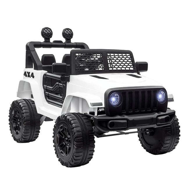 Camion tout-terrain jouet à chevaucher pour blanc <span itemprop=