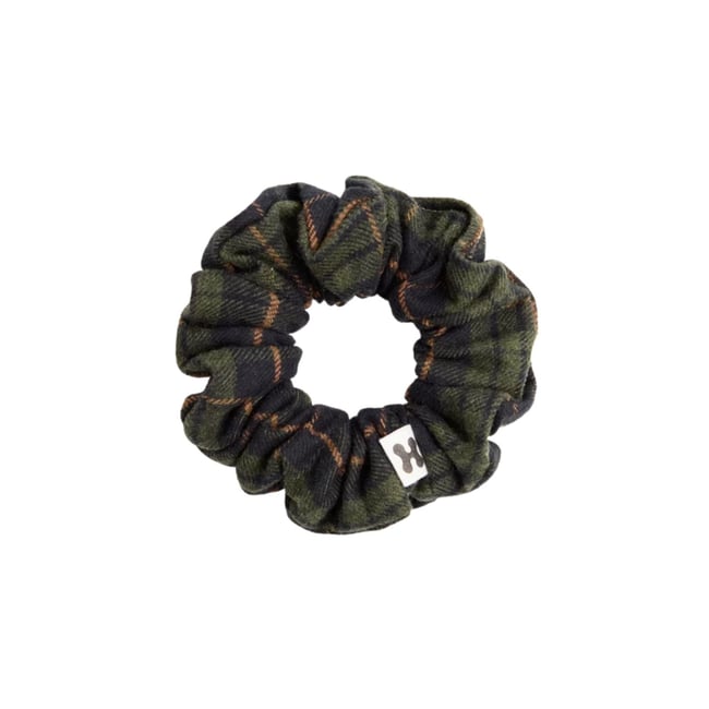 Chouchou tartan vert, NOA vert <span itemprop=